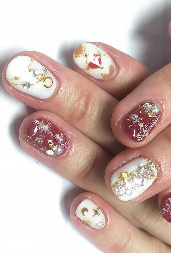 43 Colorful Winter Nail Models And Care - Page 30 of 42 - Women World Blog