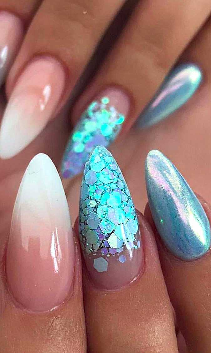 2019 Summer Seasonal Long and Short Acrylic, Polished, Matte