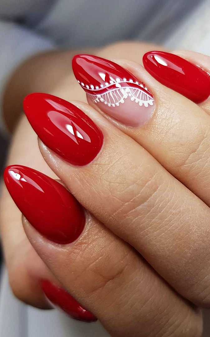 Red Acrylic Nail Designs in Polished And Matte Shades - Page 12 of 27 ...